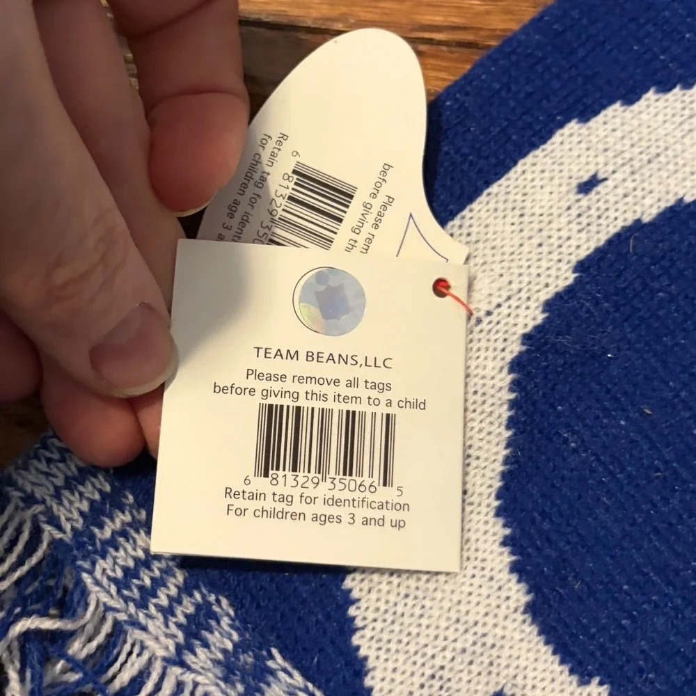 Forever Collectibles‎ Indianapolis Colts NFL Knit Scarf Blue White Fringe NWT